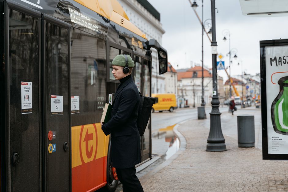 The 29G express bus connecting Kaunas Airport to Kaunas city center