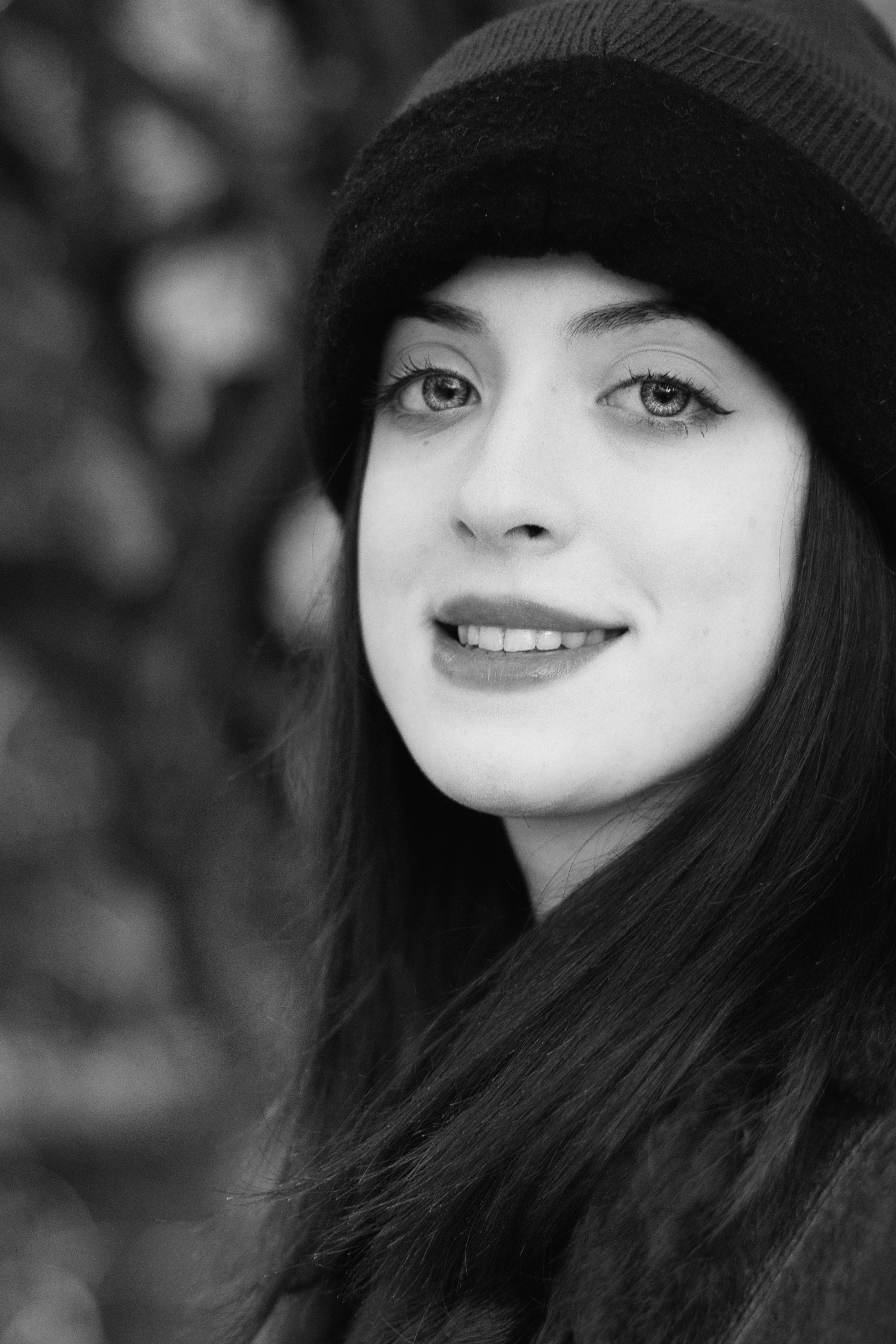 Black and White Abstract Portrait · Free Stock Photo