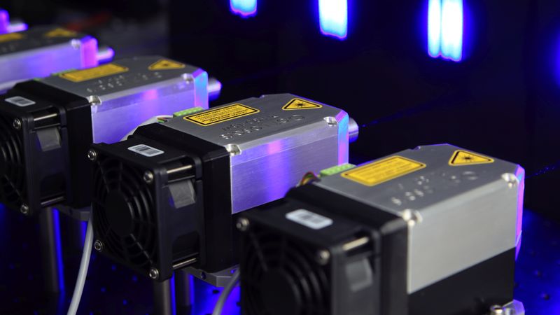 In-depth view of advanced laser equipment used for precise engraving and cutting.