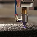 Close-Up Shot of a CNC Laser