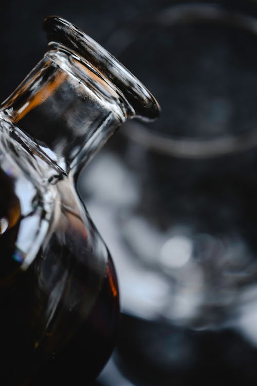 Free Close-Up Shot of a Bottle of Liquor Stock Photo