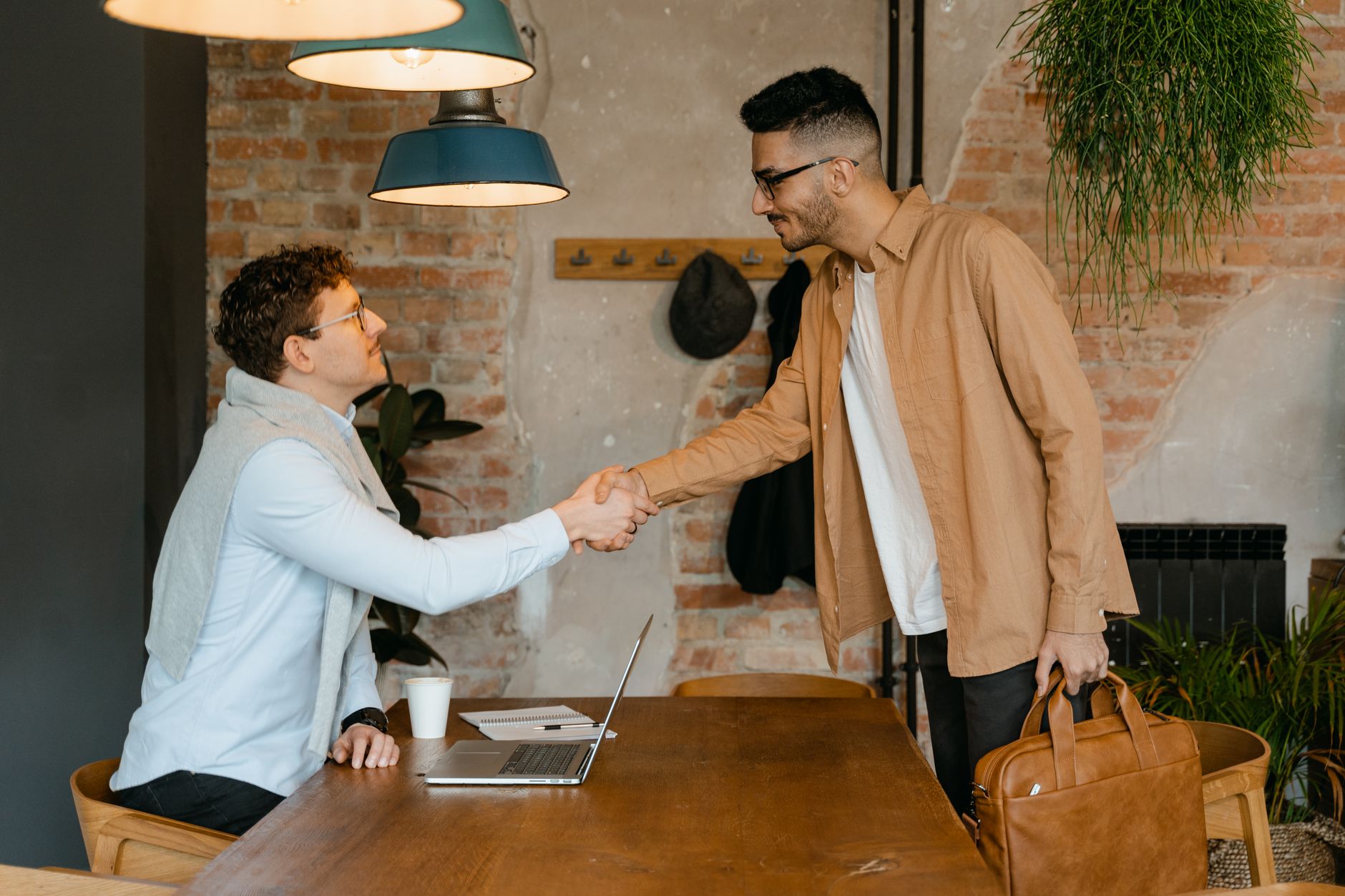 Two Men Shaking Hands