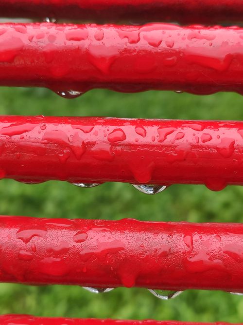Free stock photo of abstraction, after the rain, bench Stock Photo