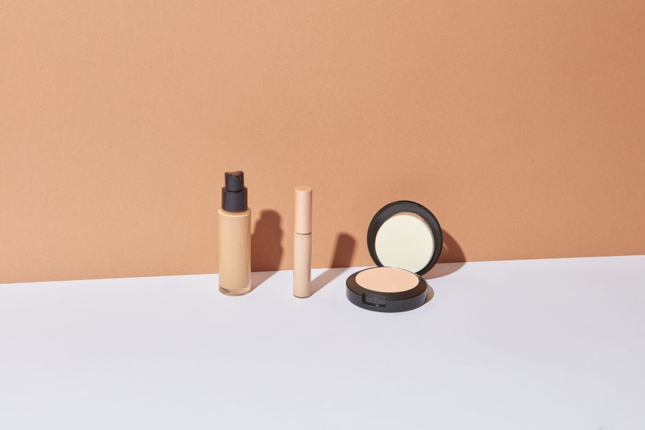 TGA cosmetic labeling requirements - Three cosmetic items displayed against a neutral background for elegant product photography.