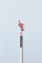 Pink Powder on White Surface