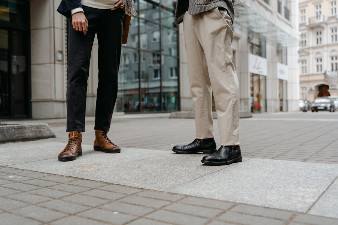 Men Wearing Long Pants and Leather Shoes · Free Stock Photo