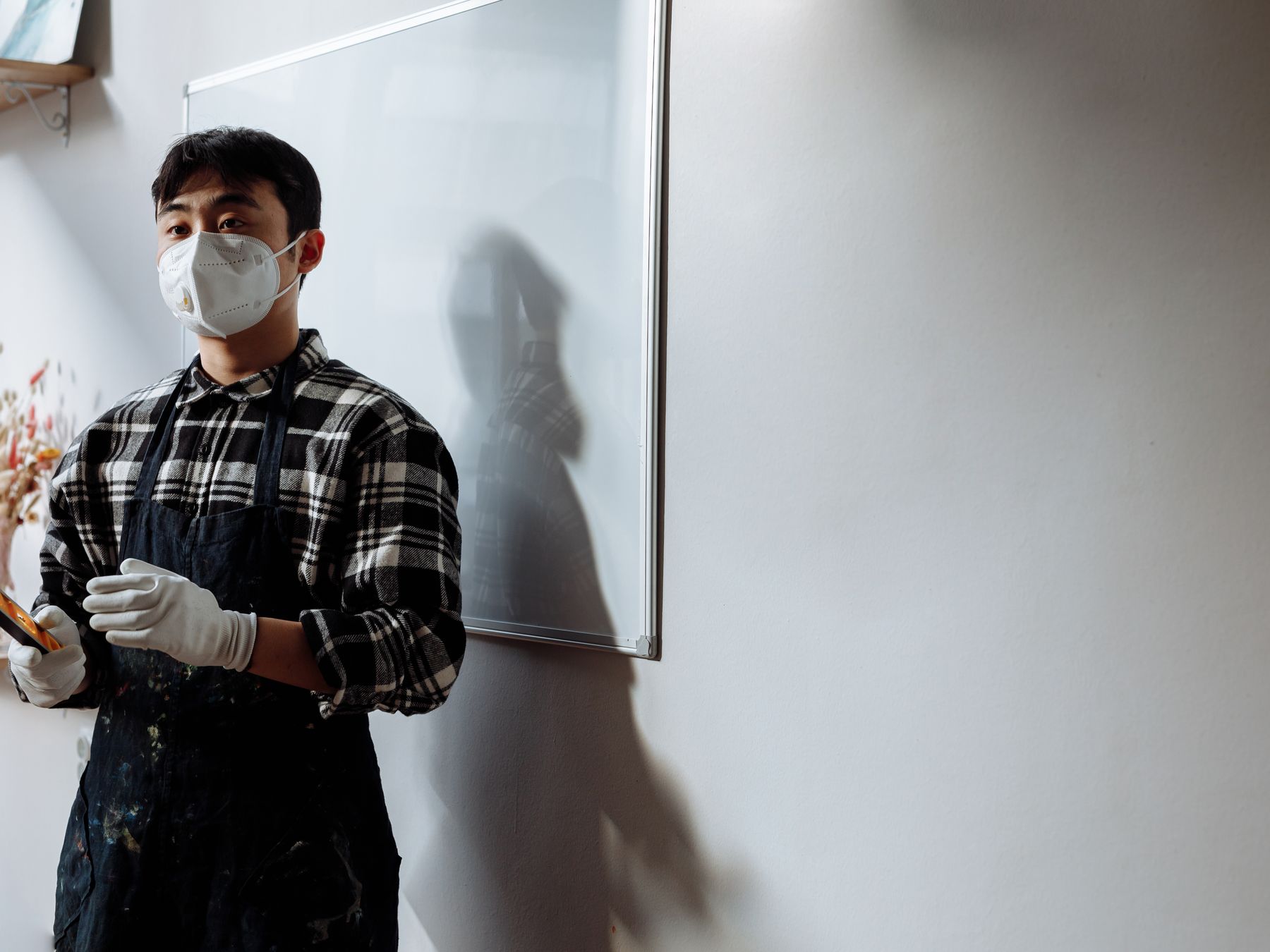 Painters and Decorators in Hanwell — a decorator at work mid-project