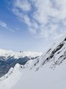 Snow Covered Mountain Under Blue Sky