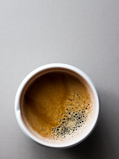 オーバーヘッドショット, カフェイン, コーヒーの無料の写真素材