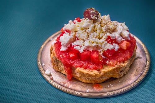 Pastry on Silver Saucer