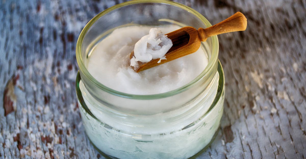 Download Clear Glass Container with Coconut Oil · Free Stock Photo