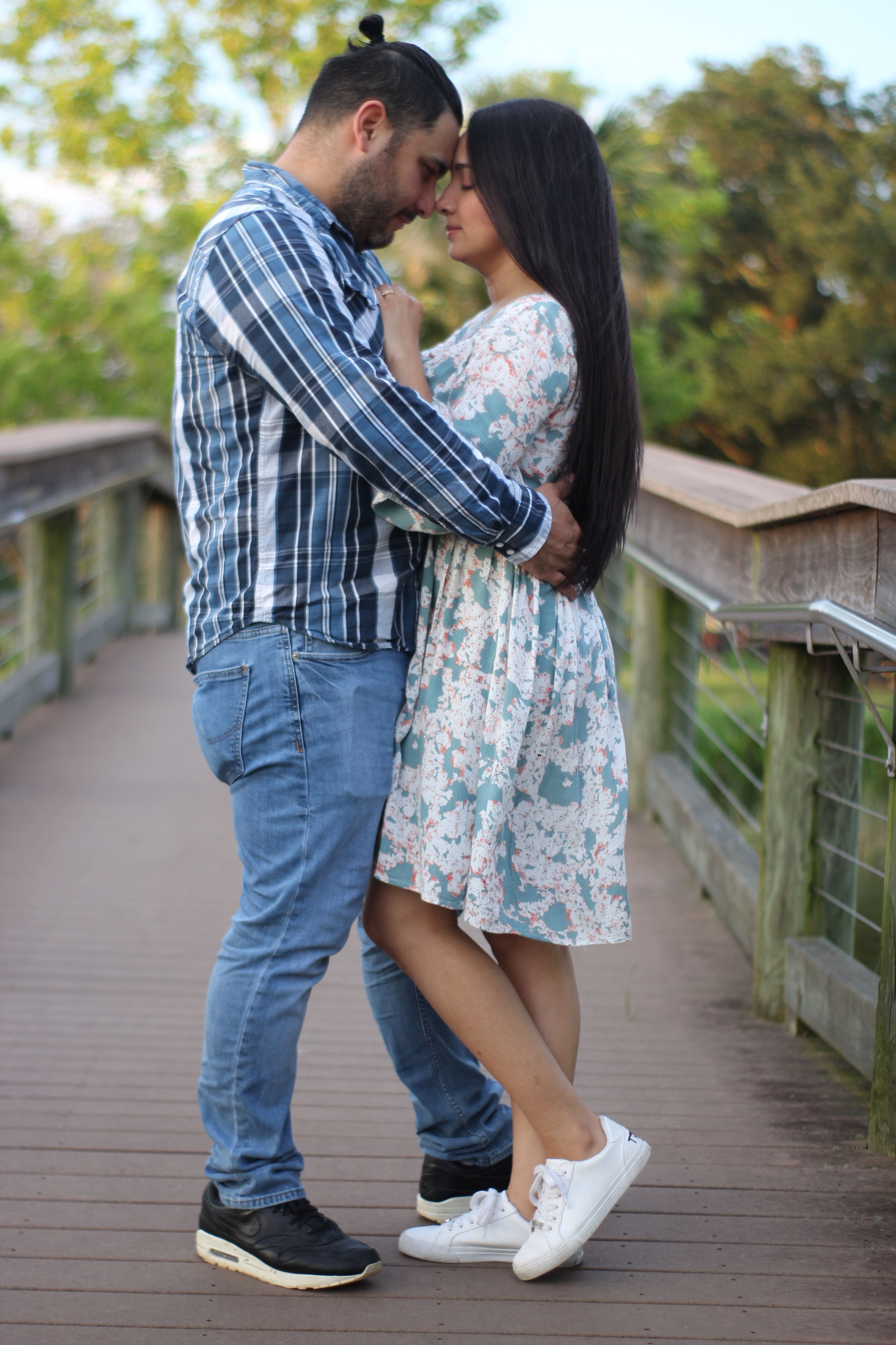 Naked Eccentric Couple Hugging · Free Stock Photo