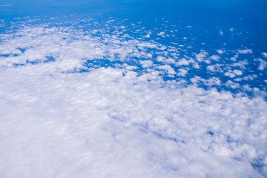White Clouds in the Sky
