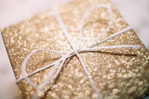 Free Brown and White Gift Box Stock Photo