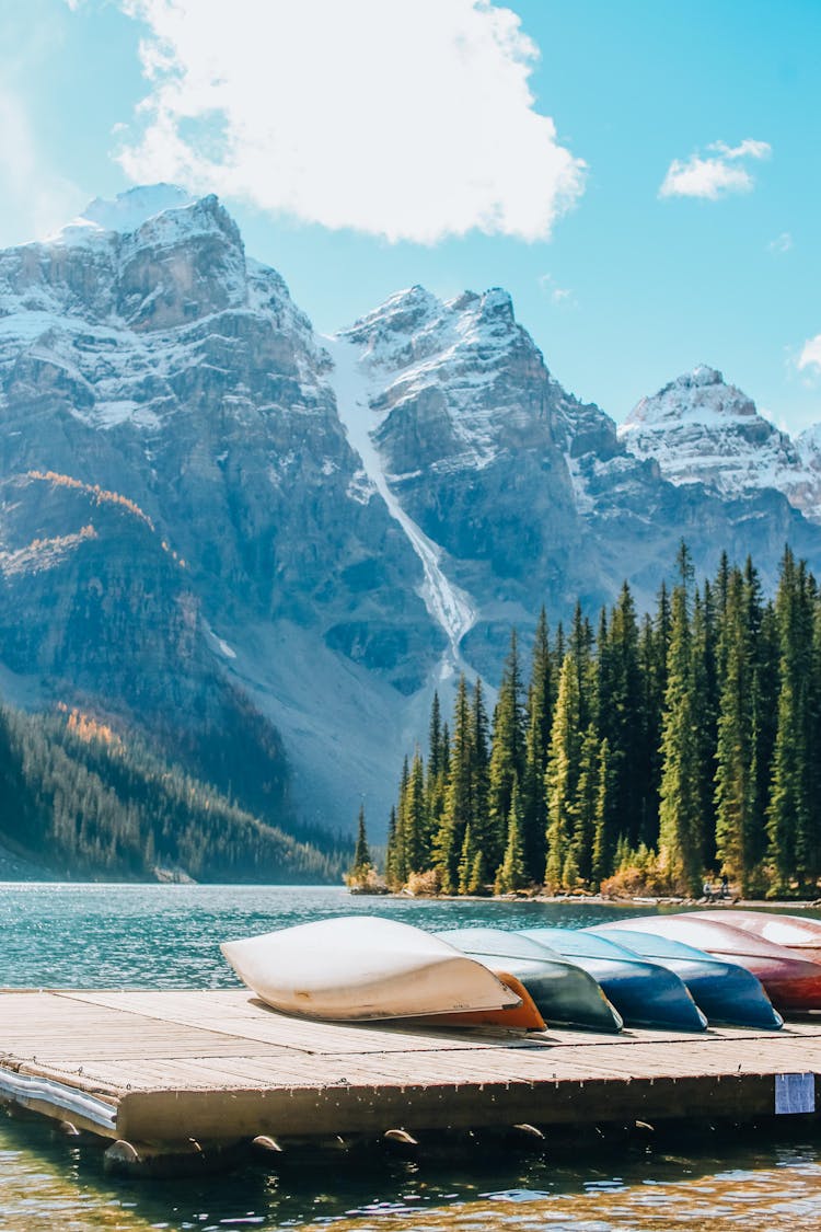 Boats On A Wooden Deck