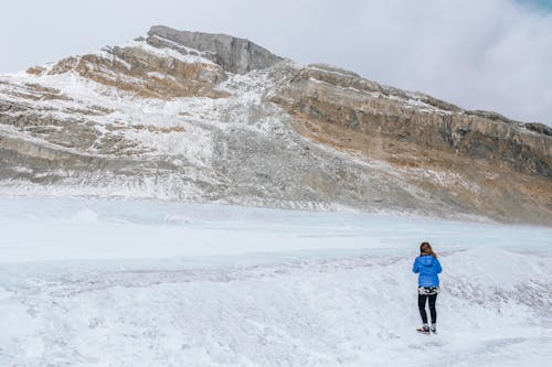 Gratis lagerfoto af bjerge, blå jakke, eventyr