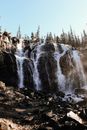 Cascading Waterfalls on Rocky Mountain