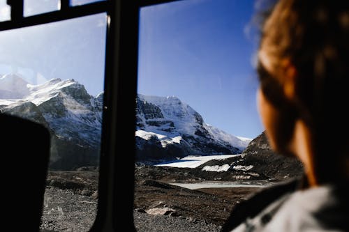 Free A Person Standing Near Window Stock Photo