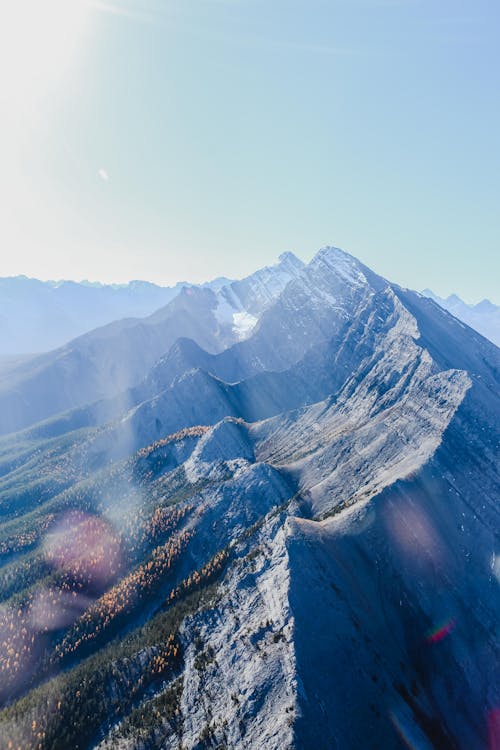 Aerial Photo of a Mountain