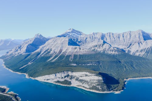 Scenic View of a Rocky Mountain near the Sea