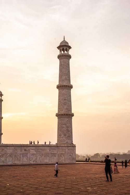 Minaret Tower Against Evening Sky