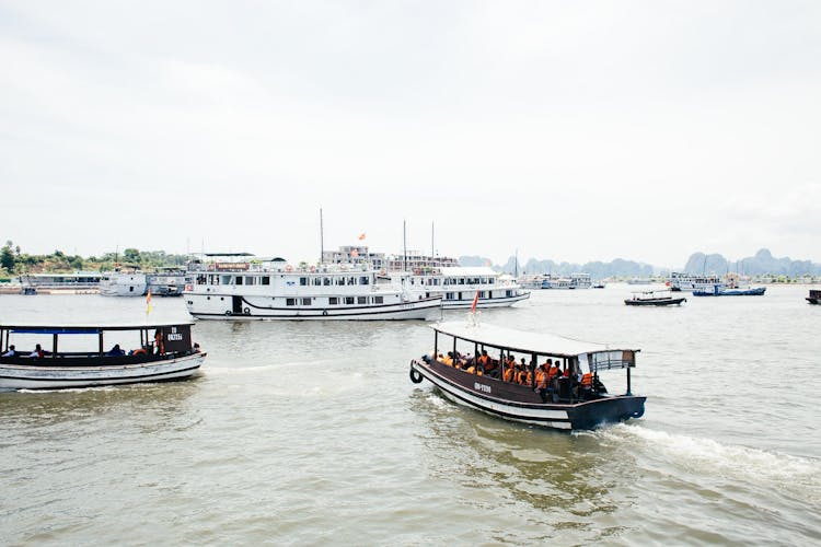 Passenger Boats In The Harbor