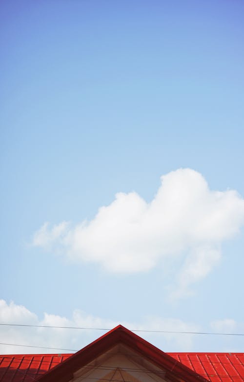 Gratis lagerfoto af blå himmel, hvide-skyer, lodret skud Lagerfoto