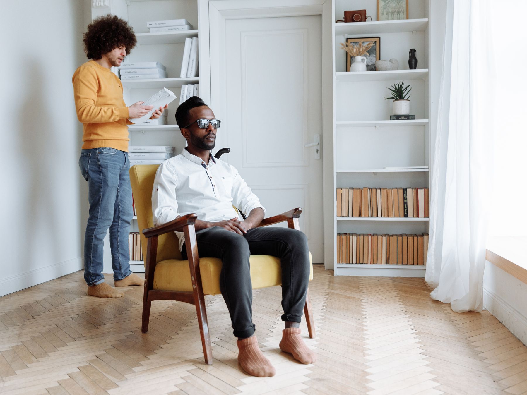 Redbridge — movers delivering furniture from a van