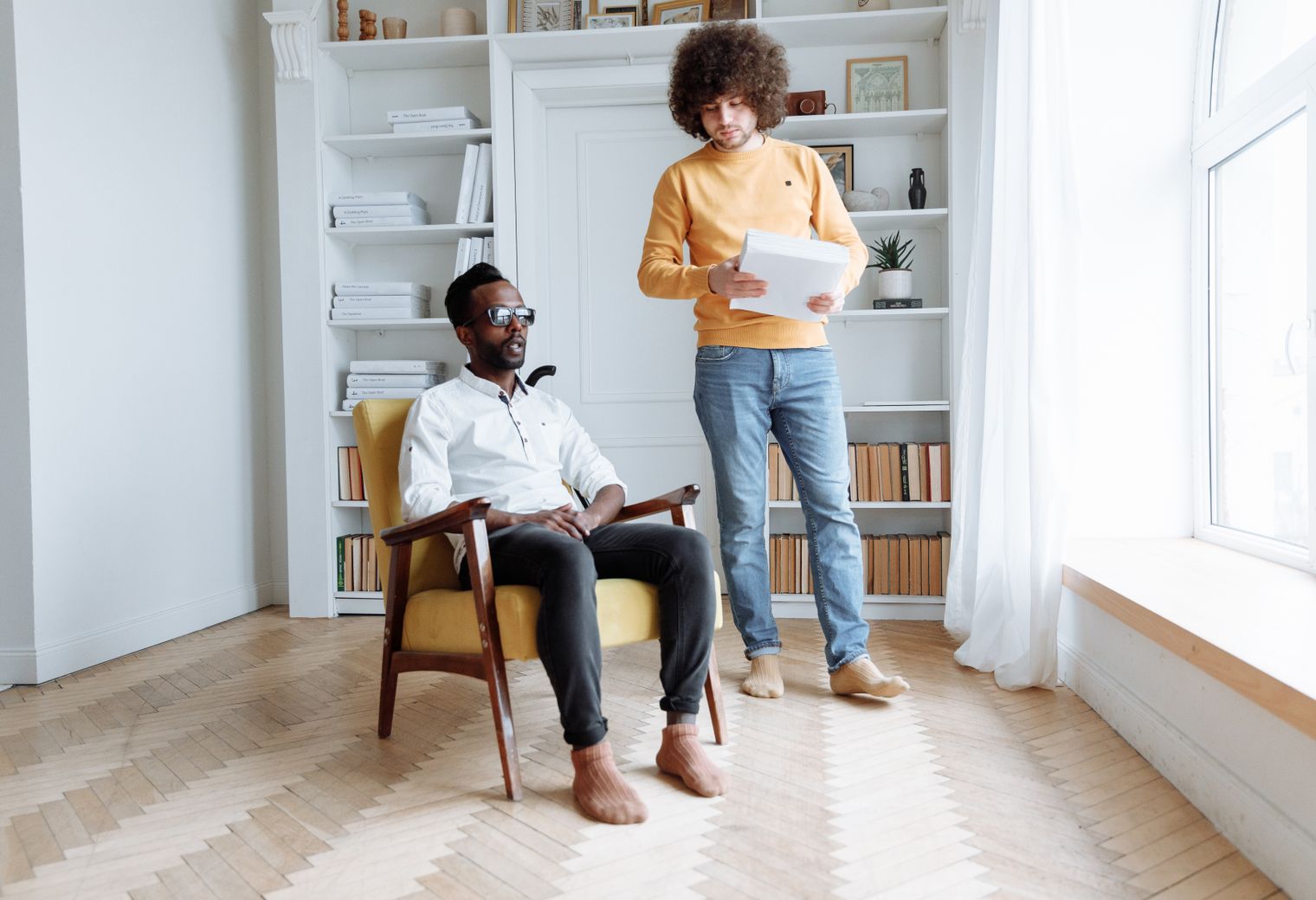 Normanton — movers delivering furniture from a van