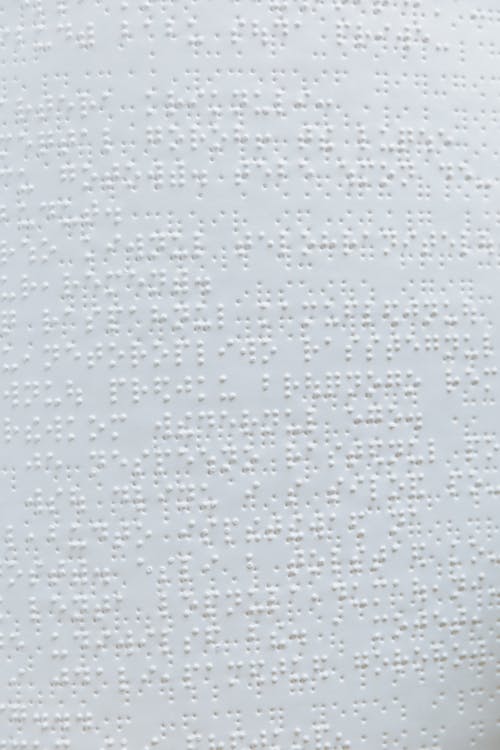 White Braille Paper