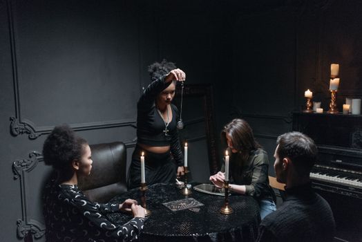 People Sitting at the Table