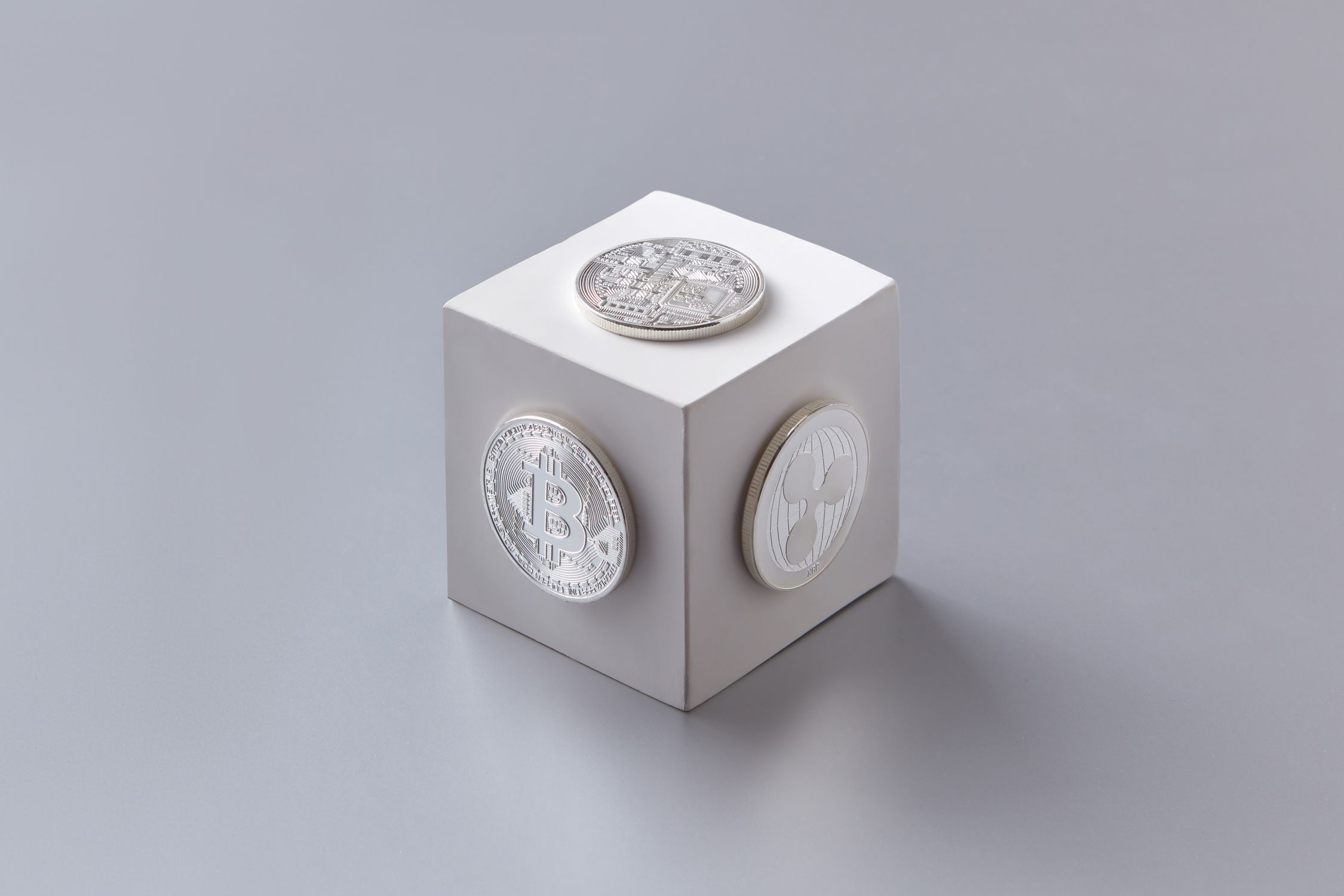 Cube Coin Design A Cube with Coins · Free Stock Photo