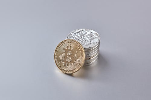 Bitcoin, blockchain, bozuk paralar içeren Ücretsiz stok fotoğraf