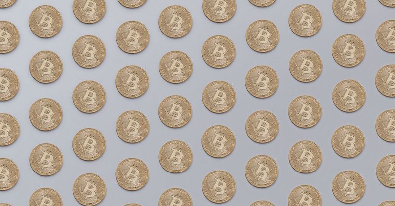 Abstract editorial data-visualization illustration in balanced, blue-toned tones representing SHIB and the broader cryptocurrency market — crypto scenario analysis.