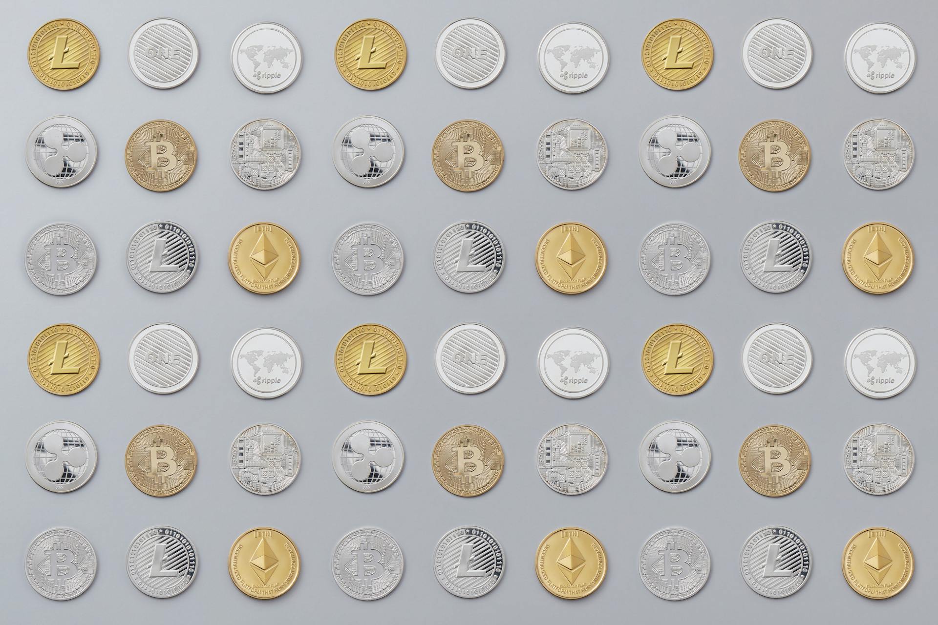 Gold and Silver Cryptocurrency Coins