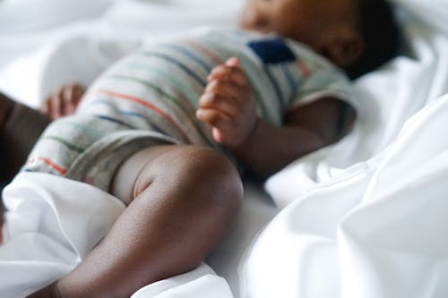 Бесплатное стоковое фото с афро-американский ребенок, крупный план, младенец