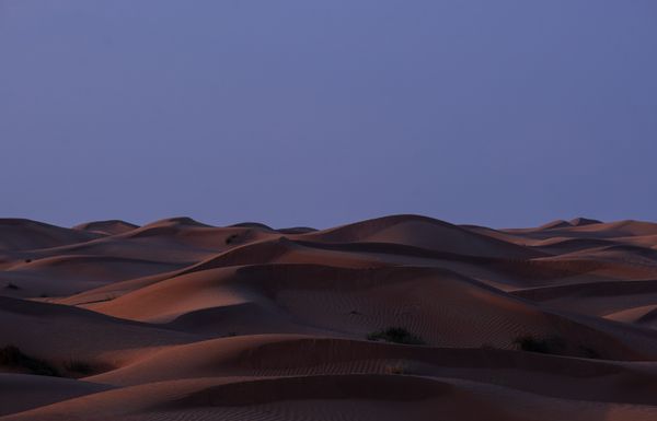 Cover art for Beneath the Empire of Ash — desert dunes under a twilight sky. Photo by Mo Eid on Pexels