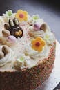 Close-Up Photograph of an Easter Cake