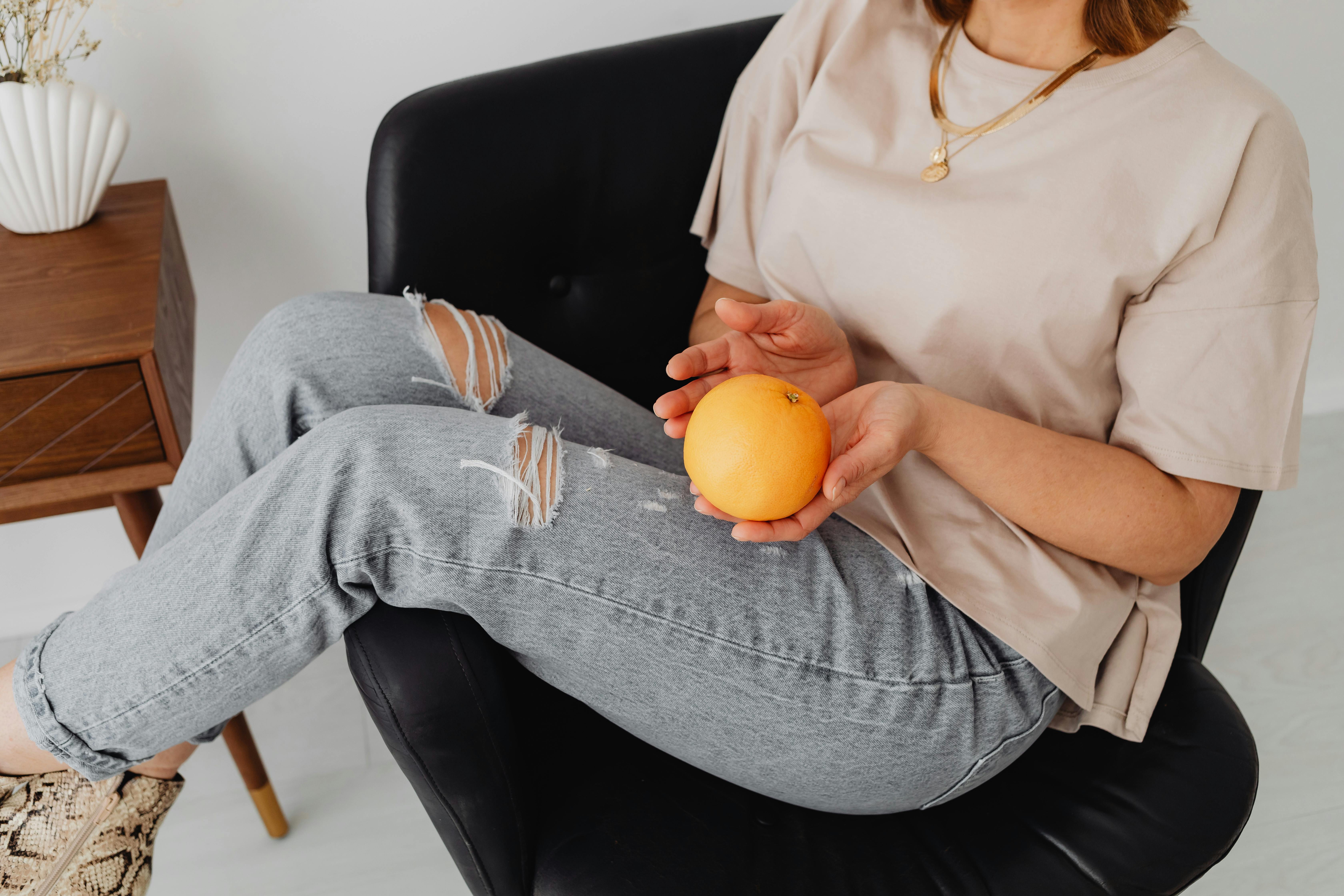 jeans naranjas
