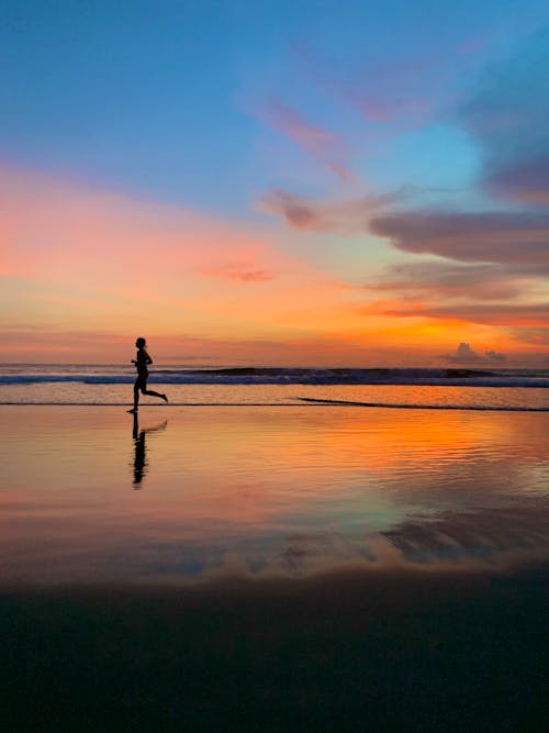 Free stock photo of beach sunset, beautiful sunset, ocean