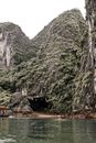 An Entrance to a Cave in Ha Long Bay