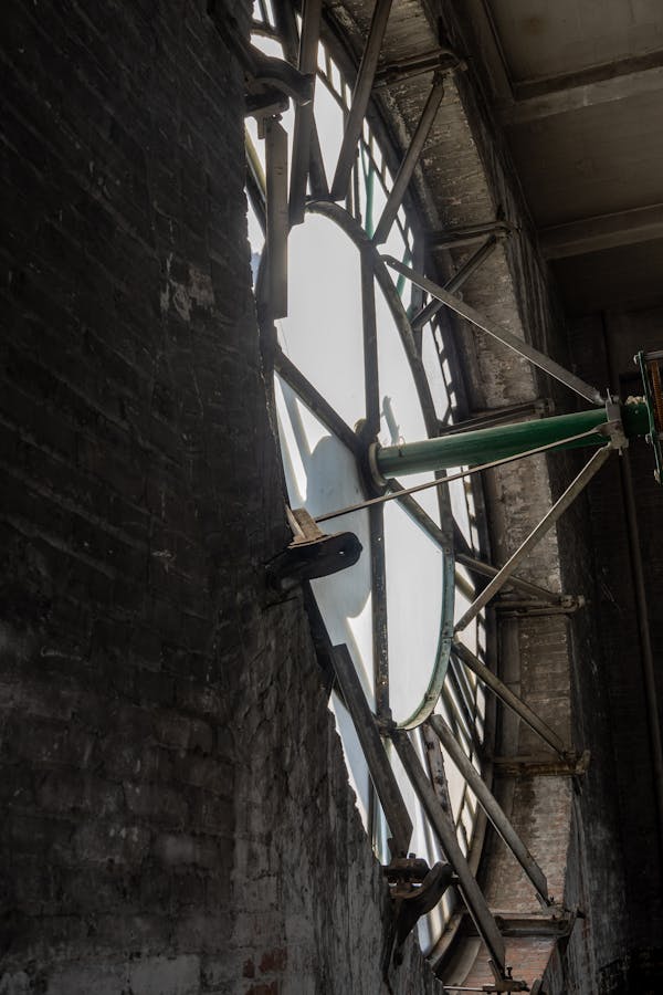 Close-up of a the Clock on the Emerson Bromo-Seltzer Tower