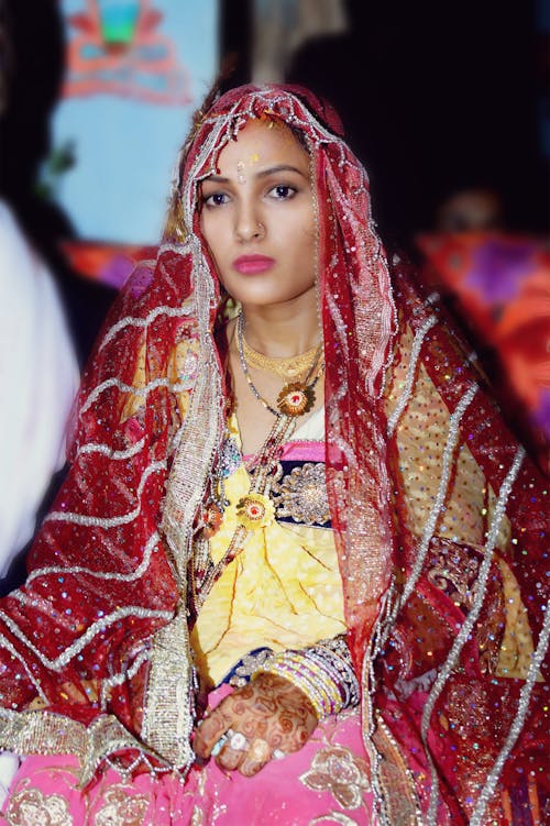 Бесплатное стоковое фото с dulhan, индийская свадьба, индийский жених