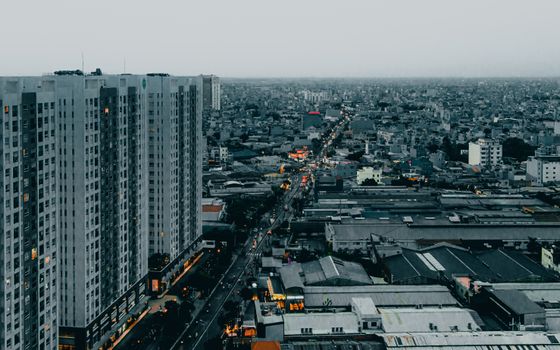 Rooftop cocktails at colonial Park Hyatt — Ho Chi Minh City
