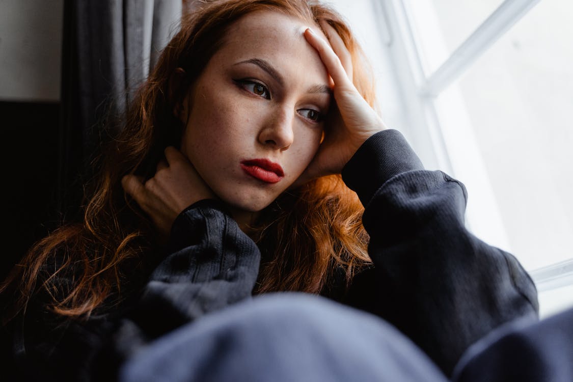 A Woman in Deep Thoughts · Free Stock Photo