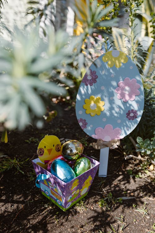 Ingyenes stockfotó dekor, függőleges lövés, húsvét témában
