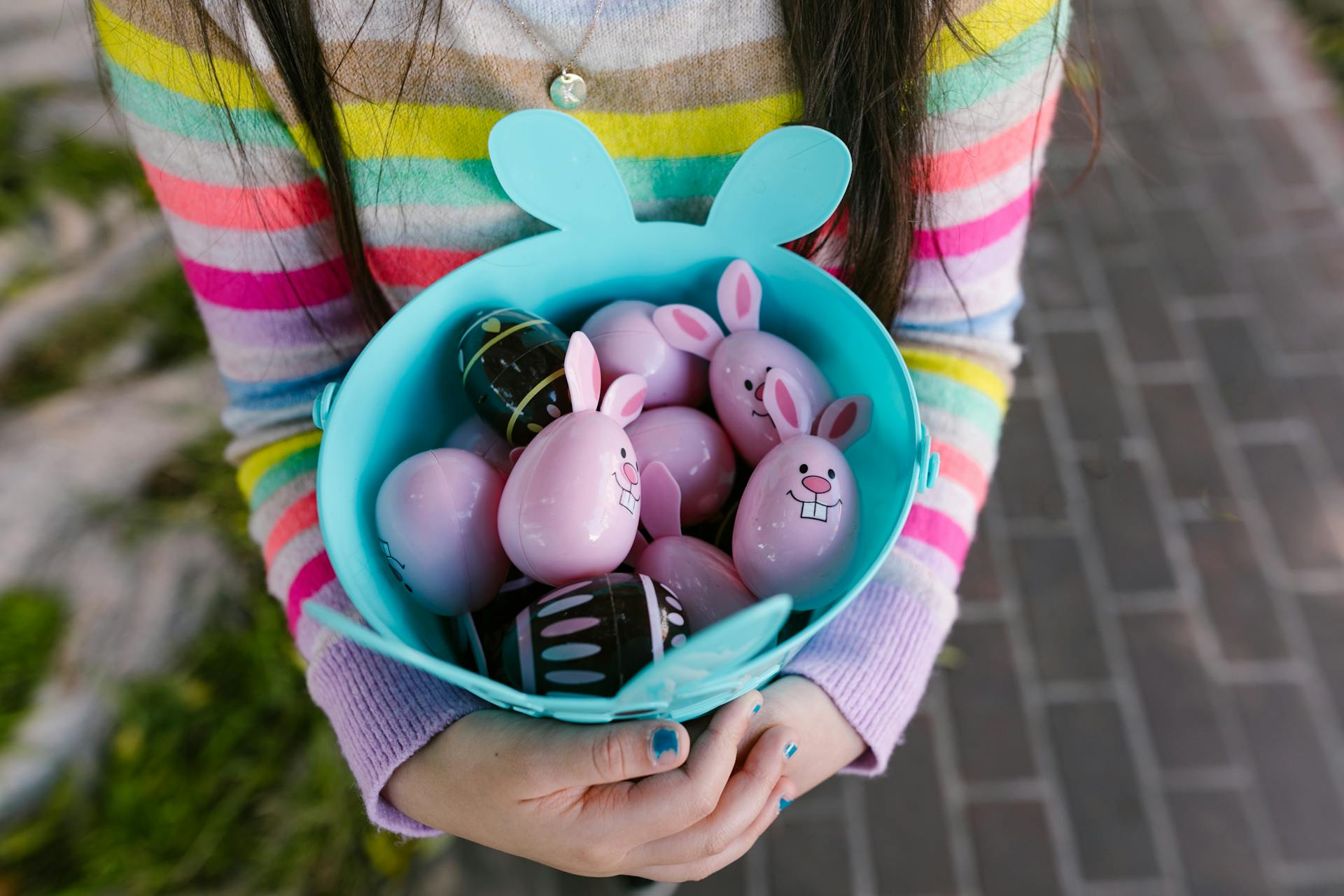 Easter Eggs in a Bucket