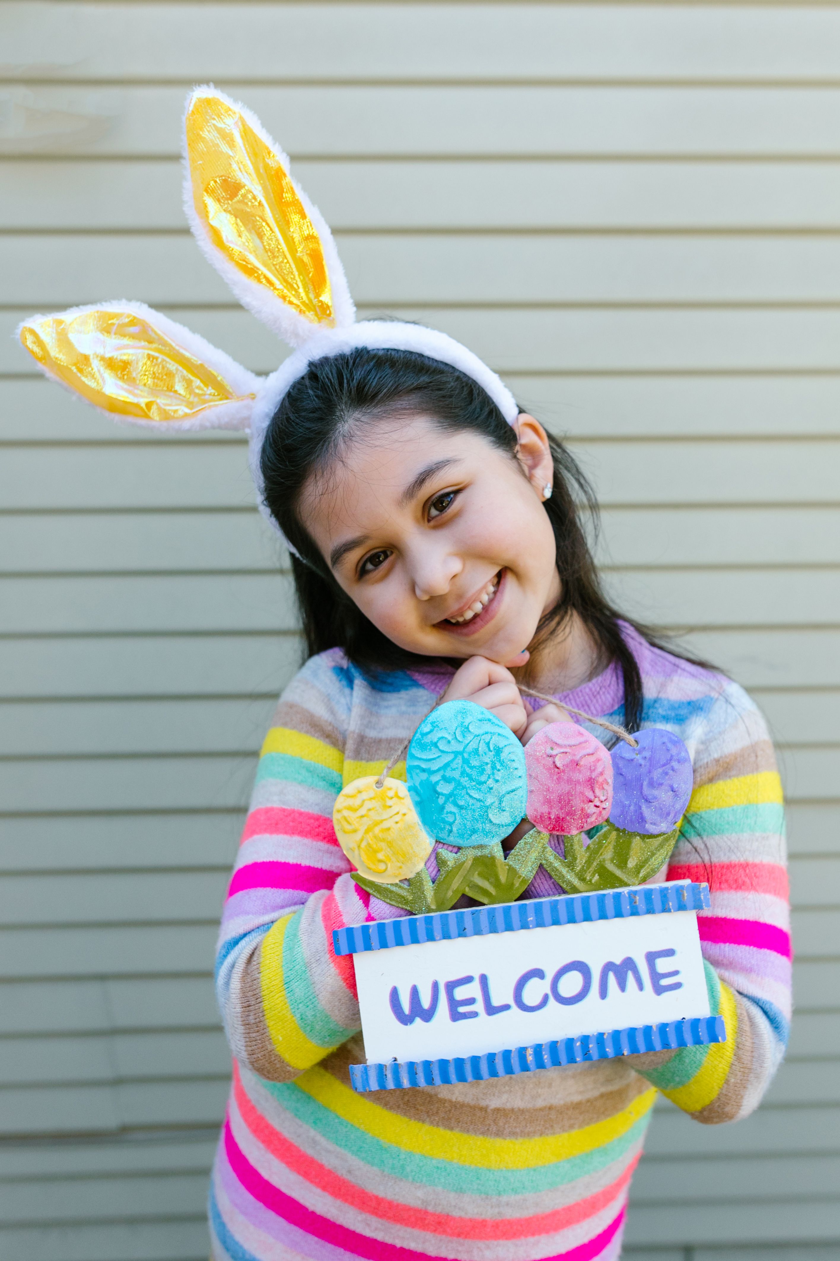 Cute Girl Wearing Bunny Ears · Free Stock Photo