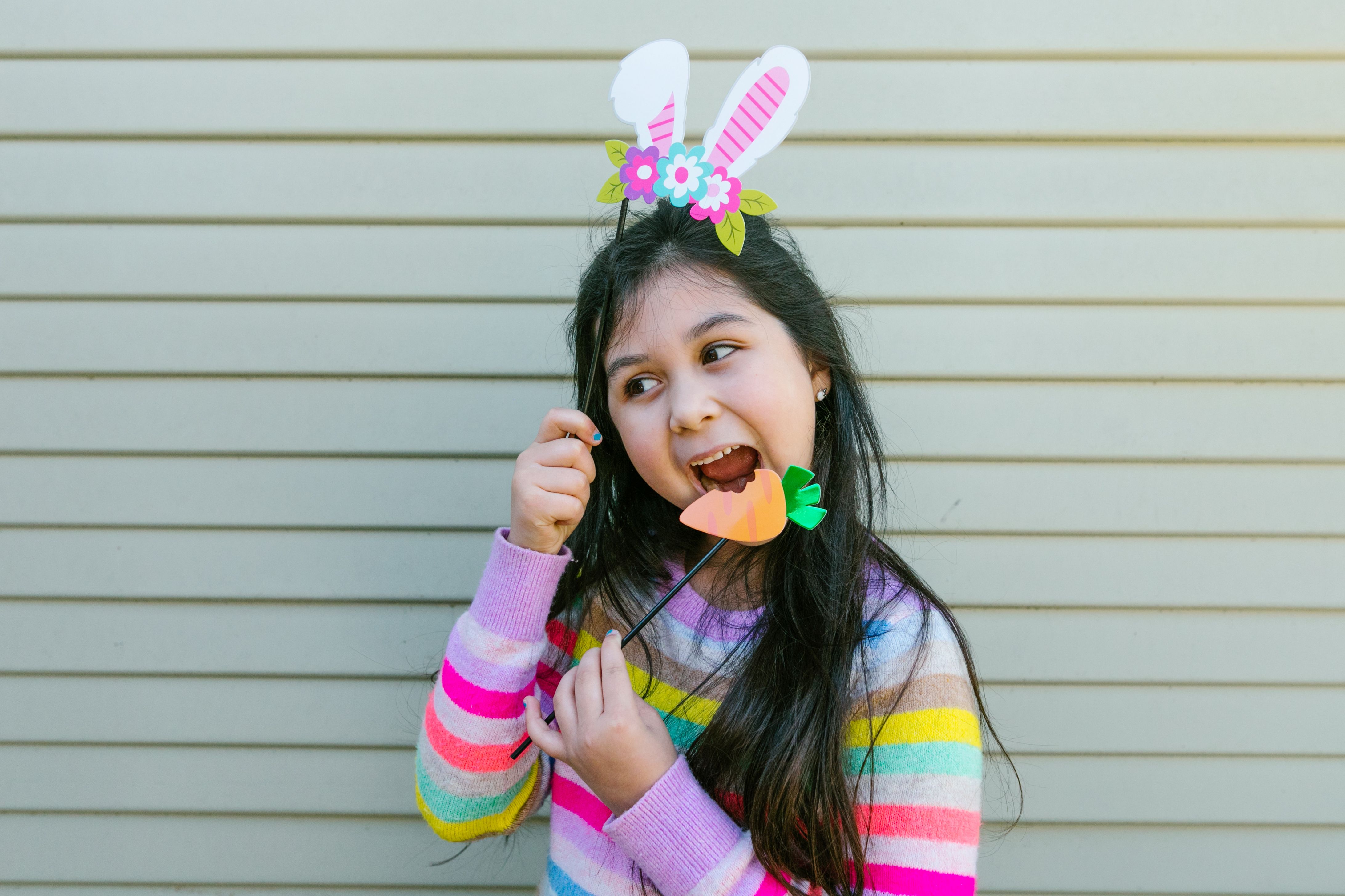 Two Girls Wearing Bunny Ears · Free Stock Photo