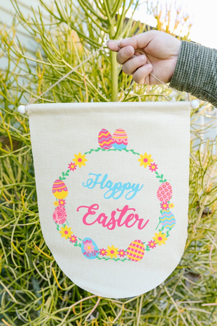 Close-Up Shot Of An Easter Decor